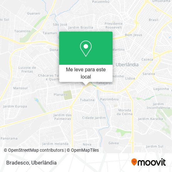 Bradesco mapa