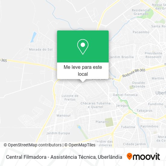 Central Filmadora - Assistência Técnica mapa