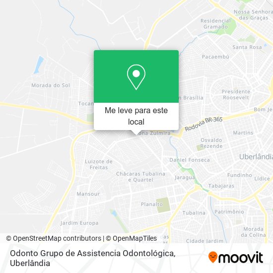 Odonto Grupo de Assistencia Odontológica mapa
