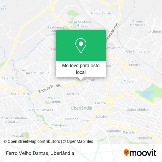 Ferro Velho Dantas mapa