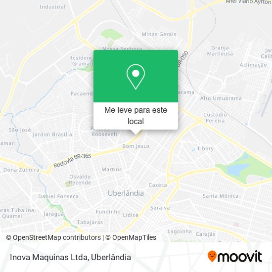 Inova Maquinas Ltda mapa