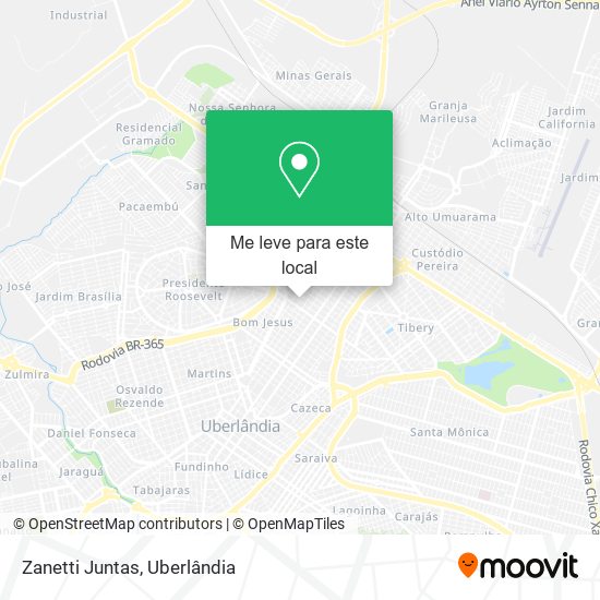 Zanetti Juntas mapa