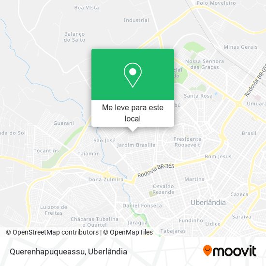 Querenhapuqueassu mapa