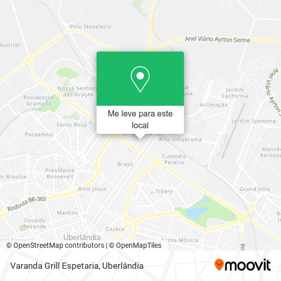 Varanda Grill Espetaria mapa