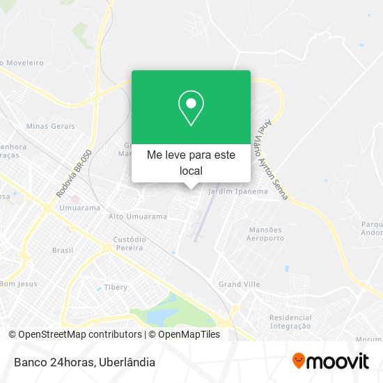 Banco 24horas mapa