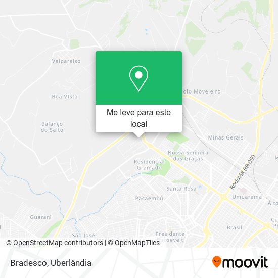 Bradesco mapa