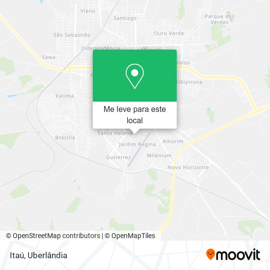 Itaú mapa