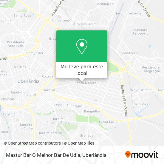 Mastur Bar O Melhor Bar De Udia mapa