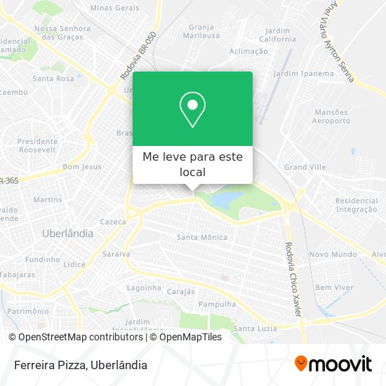 Ferreira Pizza mapa