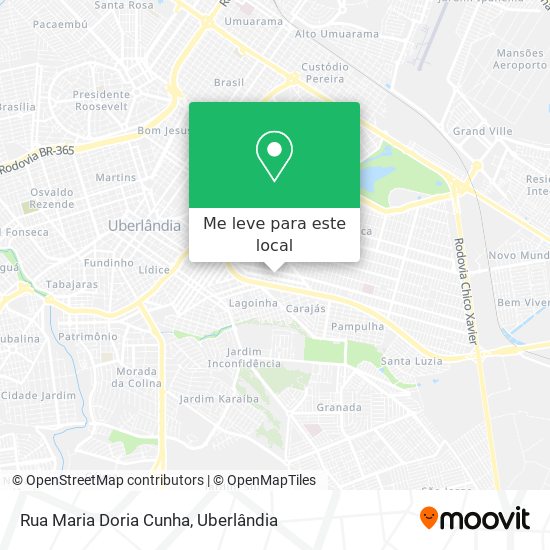 Rua Maria Doria Cunha mapa