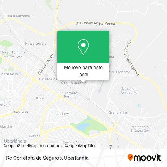 Rc Corretora de Seguros mapa