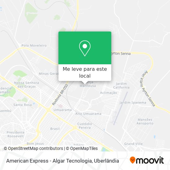 American Express - Algar Tecnologia mapa