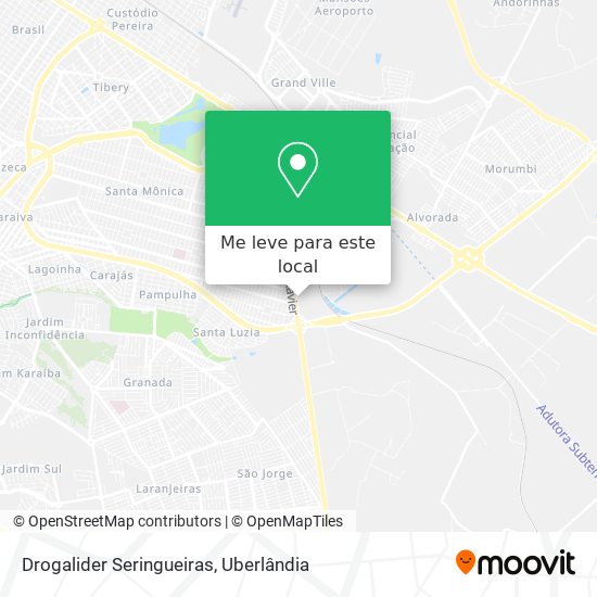 Drogalider Seringueiras mapa