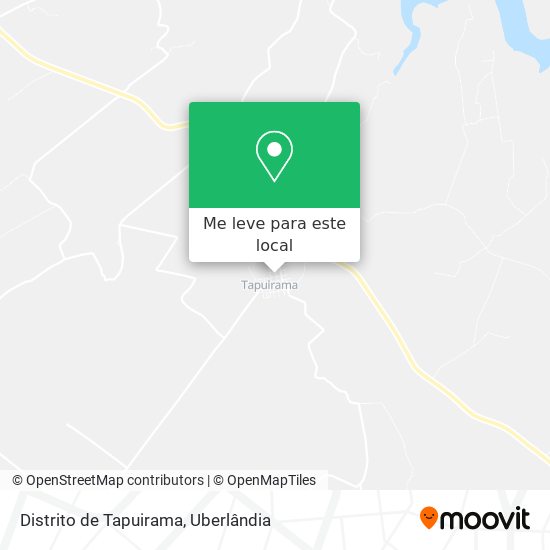 Distrito de Tapuirama mapa