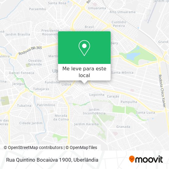Rua Quintino Bocaiúva 1900 mapa