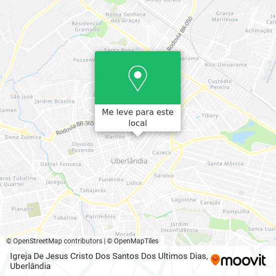Igreja De Jesus Cristo Dos Santos Dos Ultimos Dias mapa