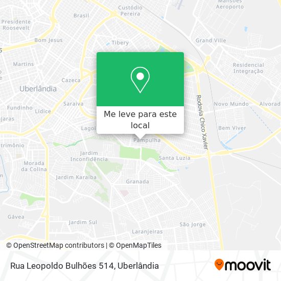 Rua Leopoldo Bulhões 514 mapa