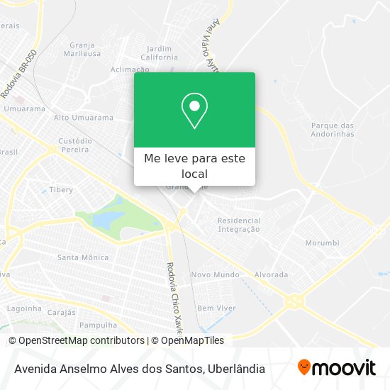 Avenida Anselmo Alves dos Santos mapa