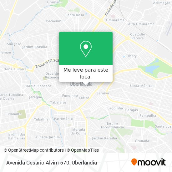 Avenida Cesário Alvim 570 mapa