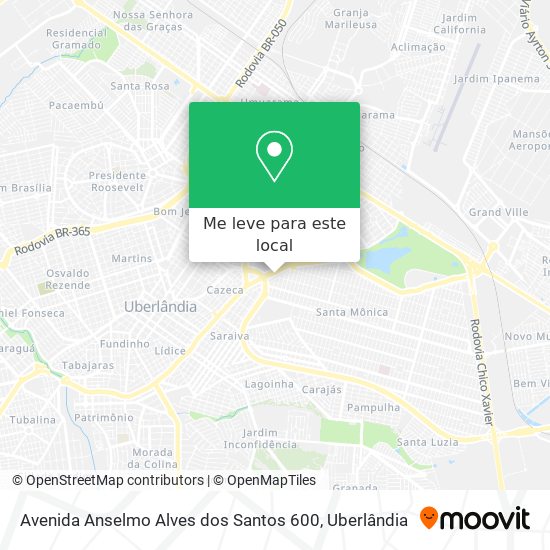 Avenida Anselmo Alves dos Santos 600 mapa