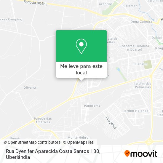 Rua Dyenifer Aparecida Costa Santos 130 mapa