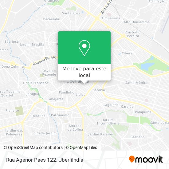 Rua Agenor Paes 122 mapa