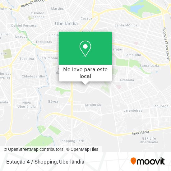 Estação 4 / Shopping mapa