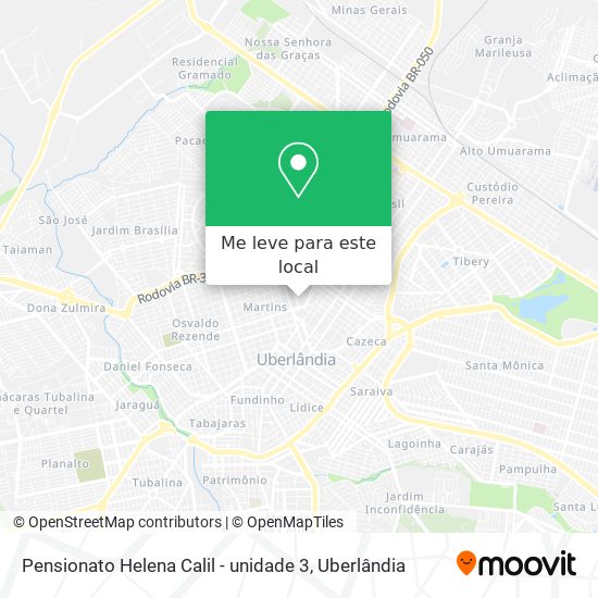 Pensionato Helena Calil - unidade 3 mapa