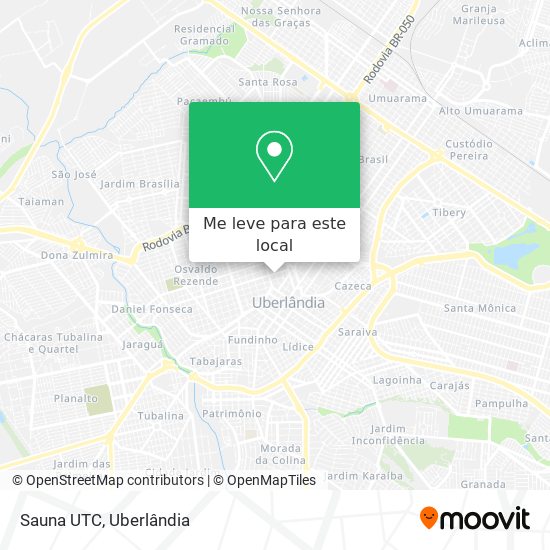 Sauna UTC mapa