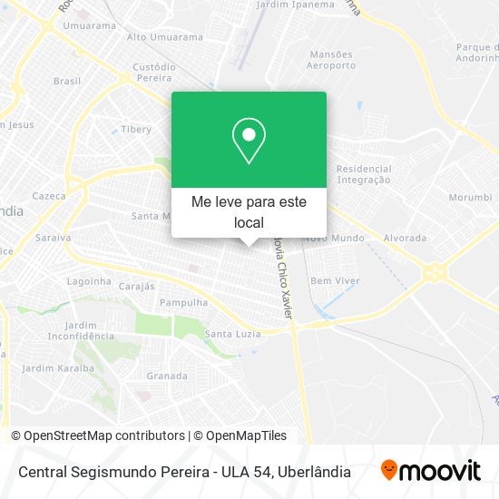 Central Segismundo Pereira - ULA 54 mapa