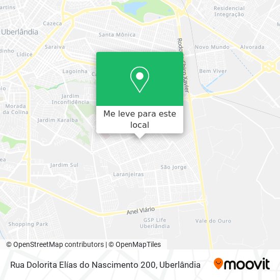 Rua Dolorita Elías do Nascimento 200 mapa