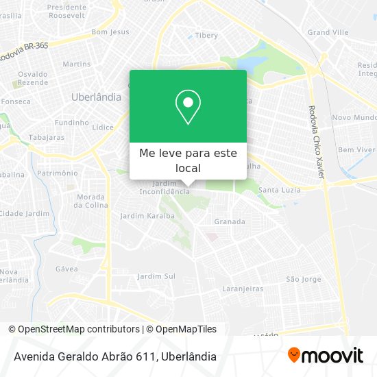 Avenida Geraldo Abrão 611 mapa
