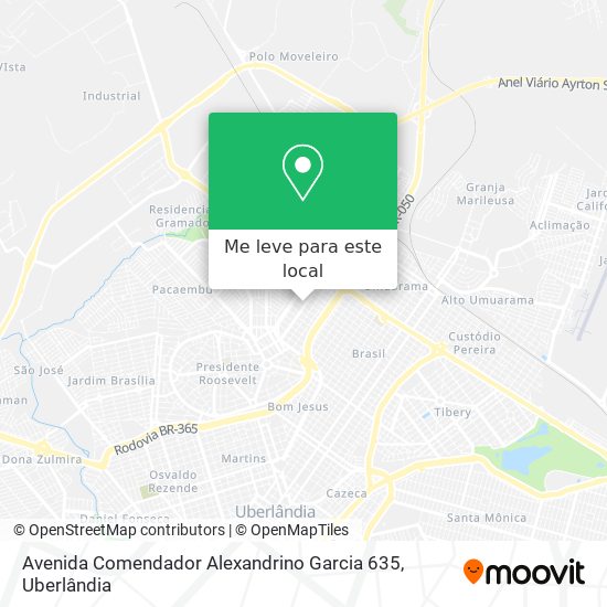Avenida Comendador Alexandrino Garcia 635 mapa