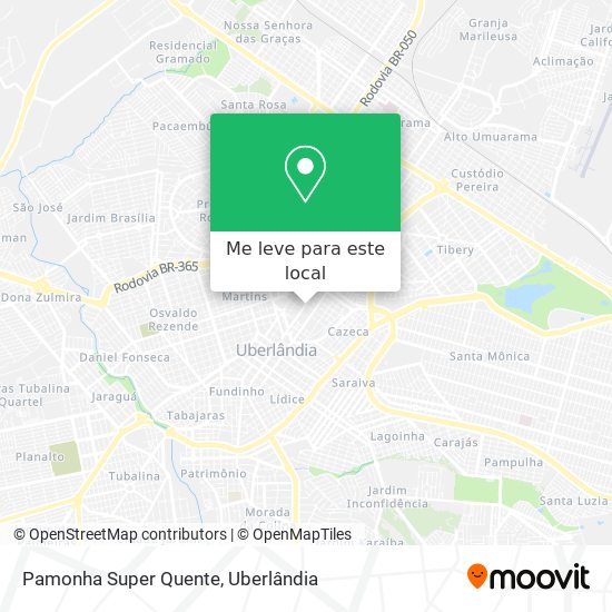 Pamonha Super Quente mapa