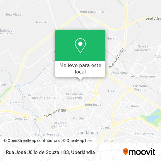 Rua José Júlio de Souza 183 mapa