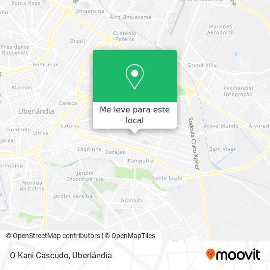 O Kani Cascudo mapa