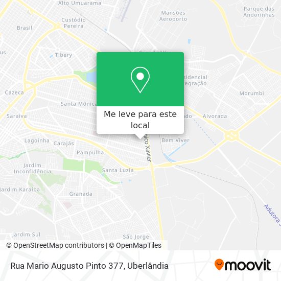 Rua Mario Augusto Pinto 377 mapa