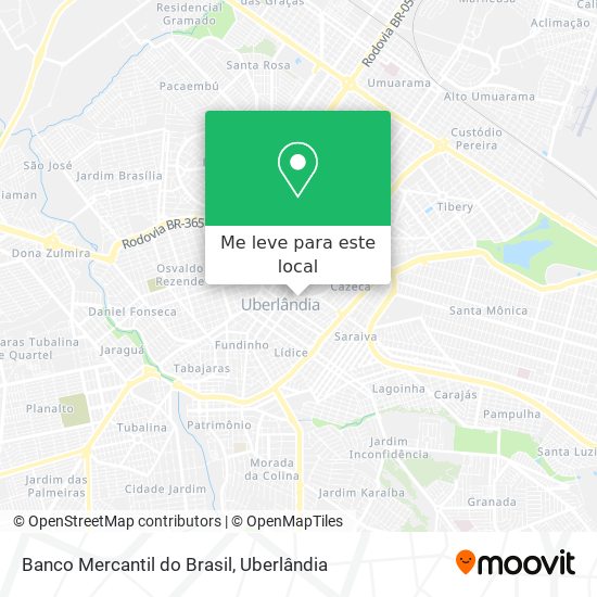 Banco Mercantil do Brasil mapa