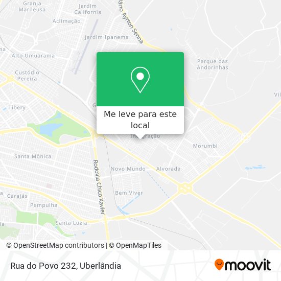 Rua do Povo 232 mapa