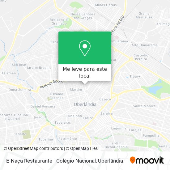 E-Naça Restaurante - Colégio Nacional mapa