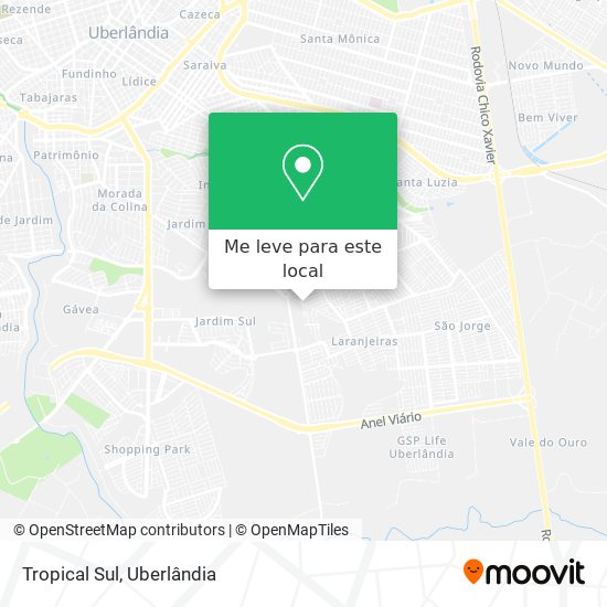 Tropical Sul mapa