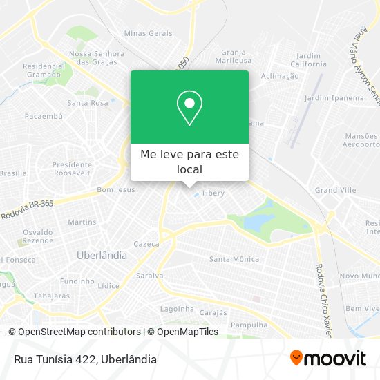 Rua Tunísia 422 mapa