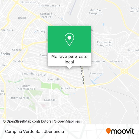 Campina Verde Bar mapa
