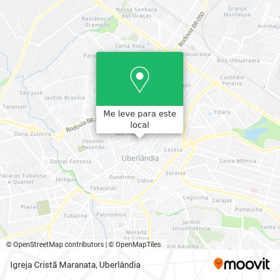 Igreja Cristã Maranata mapa