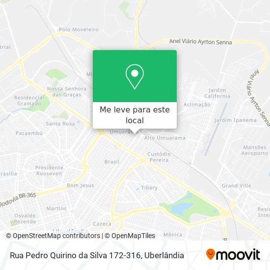 Rua Pedro Quirino da Silva 172-316 mapa
