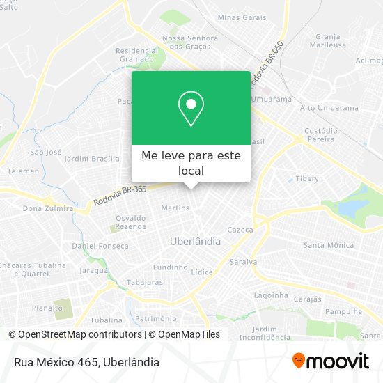 Rua México 465 mapa