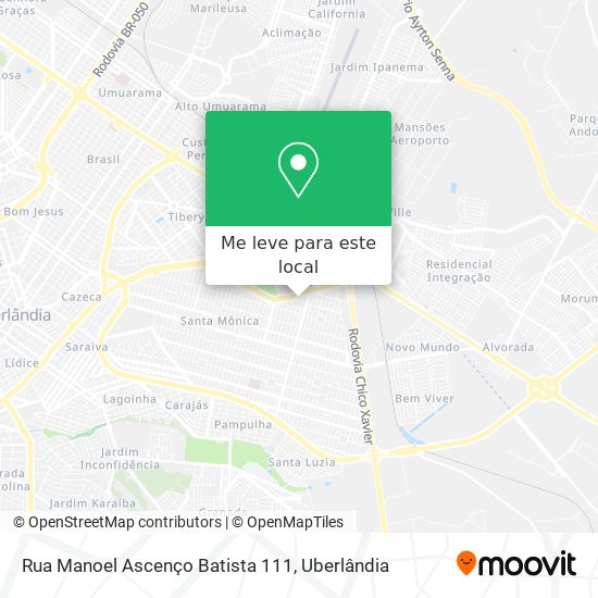 Rua Manoel Ascenço Batista 111 mapa