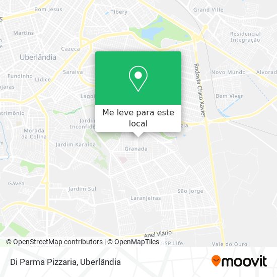 Di Parma Pizzaria mapa