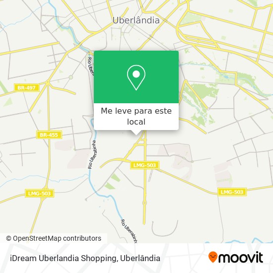 iDream Uberlandia Shopping mapa