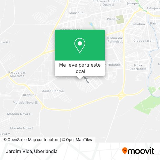 Jardim Vica mapa
